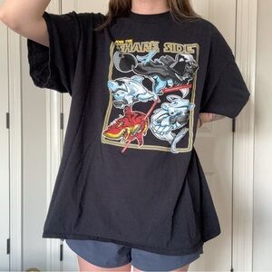 Gildan Black Shark Funny Graphic Tee